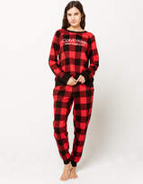 Thumbnail for your product : Calvin Klein Lounge Checkered Red Womens Sweatshirt