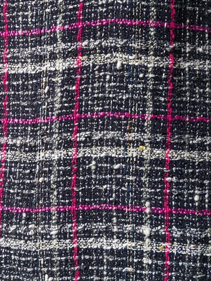 Chanel Pre Owned 2007 Checked Tweed Dress