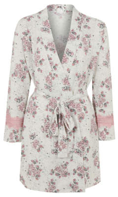 George Tickled Pink Floral Dressing Gown