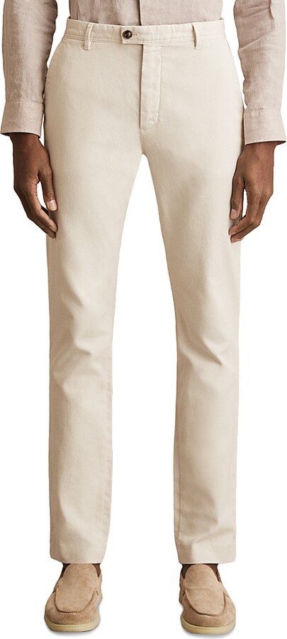 Reiss Textured Slim Fit Chino Trousers