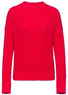HUGO Relaxed-fit knitted sweater in pure cotton