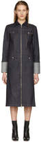Thumbnail for your product : Helmut Lang Indigo Raw Denim Trench Coat