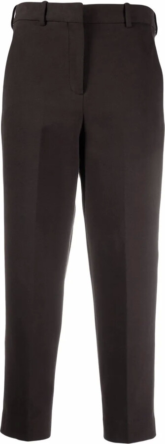 Circolo 1901 PressedCrease HighRise Cropped Trousers ShopStyle