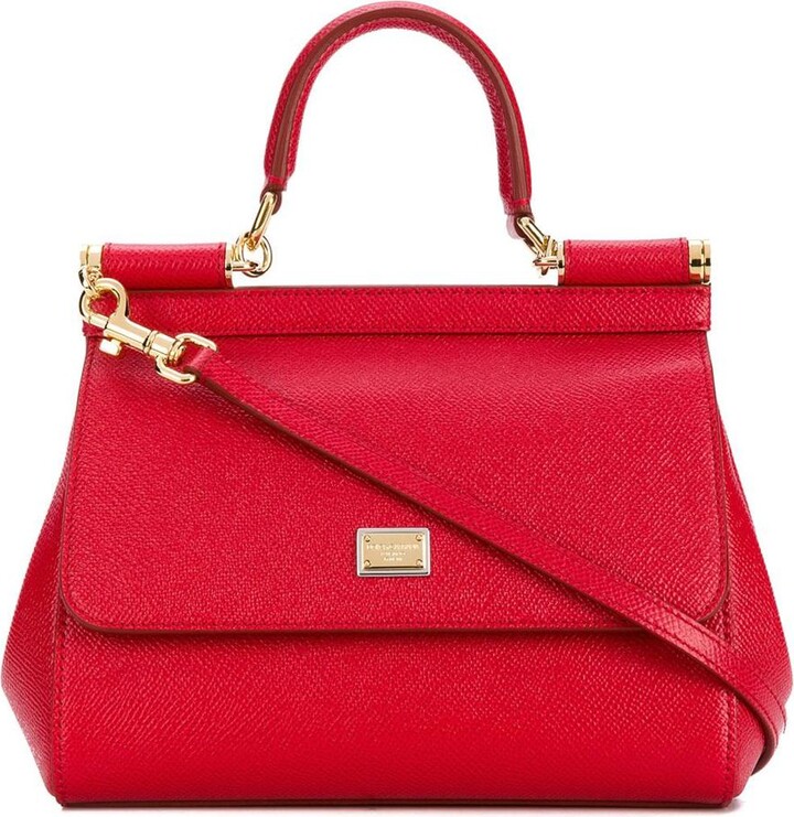 Dolce & Gabbana 'Sicily' Shoulder Bag Women's Red - ShopStyle