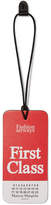 Thumbnail for your product : Maison Margiela Printed Leather Luggage Tag - Red