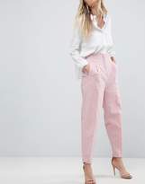 Thumbnail for your product : ASOS Design Tailored Clean High Waist Linen Peg Pants