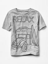 Thumbnail for your product : Gap Power sleep graphic PJ top