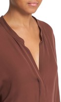 Thumbnail for your product : Vince Women's Split Neck Silk Blouse