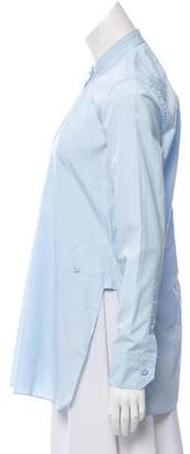 Helmut Lang Long Sleeve Button-Up Top