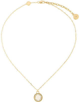 Marc Jacobs logo charm necklace