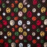 Thumbnail for your product : Louis Vuitton X Fornasetti Brown Silk Cameo Square Scarf