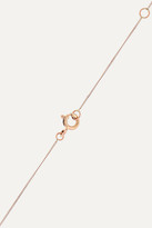 Thumbnail for your product : Pascale Monvoisin Pierrot N2 9-karat Rose Gold, Turquoise And Diamond Necklace