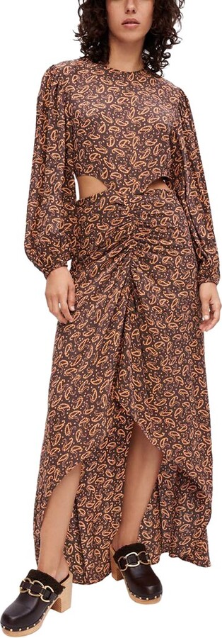 Maje Silk-Blend Dress