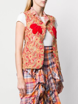 Comme Des Garçons Pre-Owned 2003's Embroidered Waistcoat