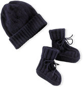 Thumbnail for your product : Ralph Lauren Baby Boy Cashmere Hat & Booties Set