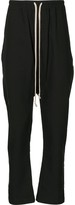 Thumbnail for your product : Rick Owens Drawstring Drop-Crotch Track Pants