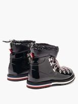 Thumbnail for your product : Moncler Inaya Removable Quilted-insert Rubber Boots - Black