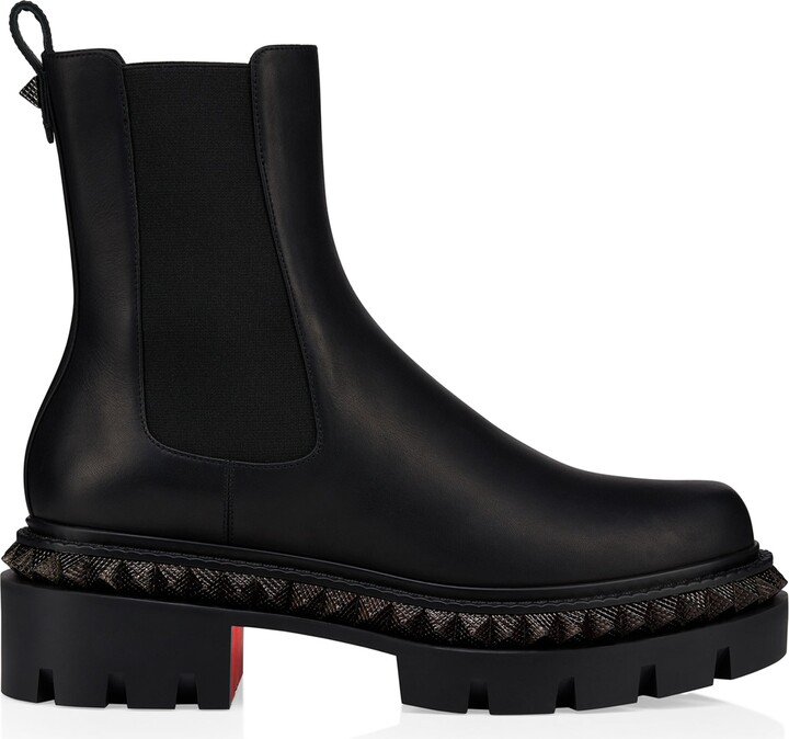 Christian Louboutin St Emilia Pyraclou Leather Chelsea Boots