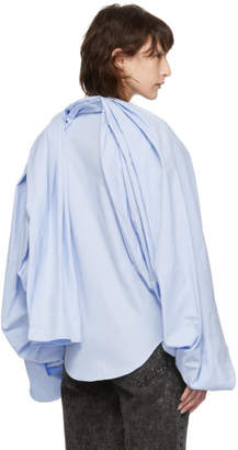 Y/Project Blue Bow Blouse