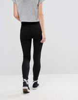 Thumbnail for your product : New Look Petite high waist skinny jean in black