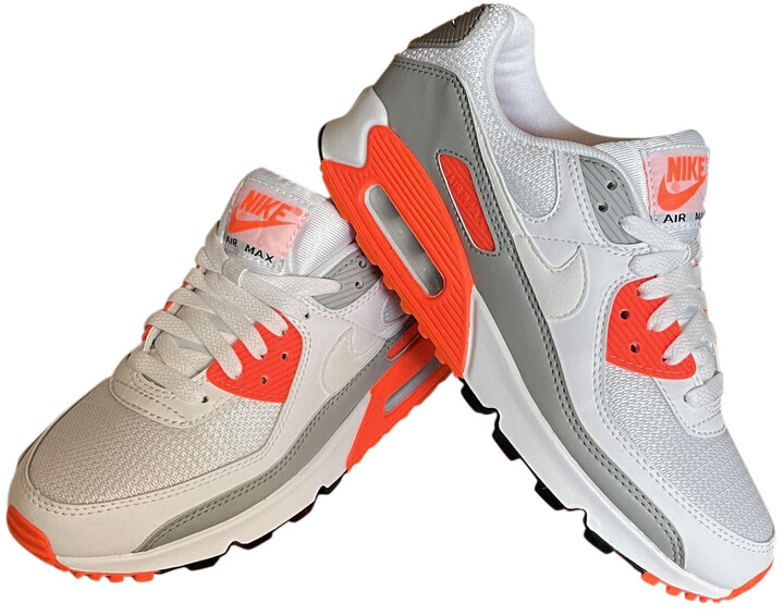 white leather air max