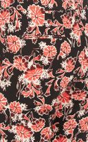 Thumbnail for your product : Marni Floral-Print Cropped Trousers-Black