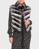 Thumbnail for your product : Gorski Chevron Chinchilla Fur Vest