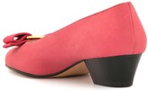 Thumbnail for your product : Ferragamo Pre-Owned 1990s Vara bow low heel pumps