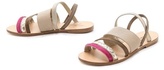 Thumbnail for your product : Anniel Mixed Media Flat Sandals