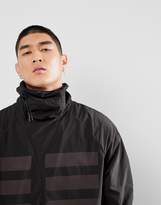 Thumbnail for your product : MHI Windbreaker Jacket In Black With Reflective Panels