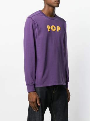 Pop Trading Company logo patch sweatshirt