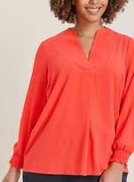 Thumbnail for your product : Evans Coral V-Neck Shirt