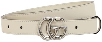 Gucci 2cm Gg Marmont Leather Belt