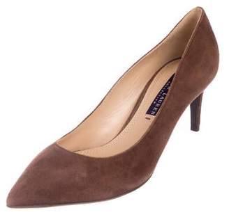Ralph Lauren Collection Suede Pointed-Toe Pumps Collection Suede Pointed-Toe Pumps