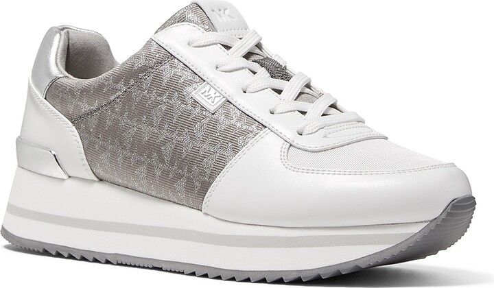 Michael Kors Women's Silver Sneakers & Athletic Shoes | ShopStyle