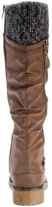 Muk Luks Bianca Faux Leather & Faux Fur Lined Boot