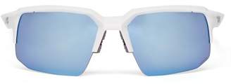 100% - Speedcoupe Square Frame Cycling Sunglasses - Mens - White Multi