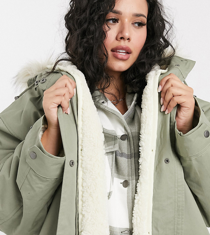 Asos Design Curve Asos Curve Parka ASOS Curve ASOS DESIGN Curve