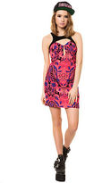 Thumbnail for your product : Reverse The Abstract Floral Brocade Dress in Hot Pink