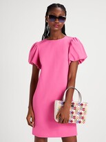 Thumbnail for your product : Kate Spade Ponte Puff-Sleeve Dress
