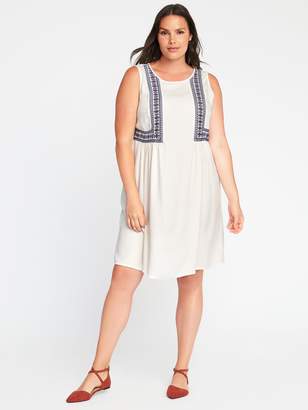 Old Navy Plus-Size Embroidered Swing Dress