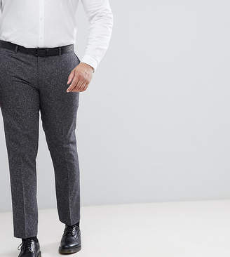 Farah Smart PLUS Skinny Suit Pants In Fleck