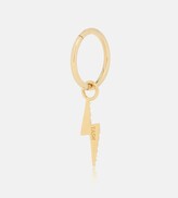 Thumbnail for your product : Maria Tash Lightning Bolt 18kt gold single earring with diamonds