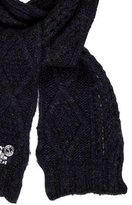 Thumbnail for your product : Dolce & Gabbana Wool Cable Knit Scarf