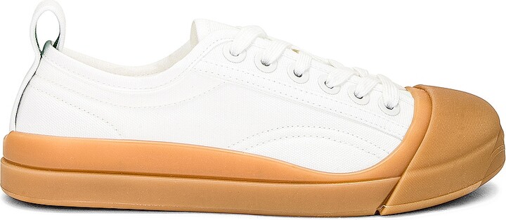 Bottega Veneta Vulcan Low Top Sneaker in White