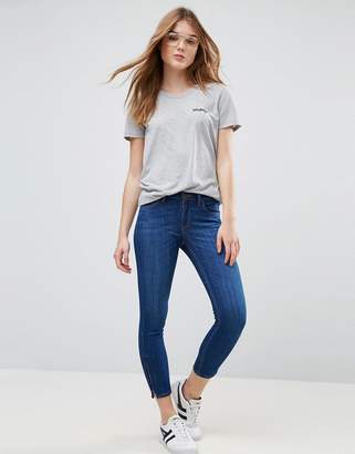 Lee Jeans Scarlett Mid Rise Slim Cropped Jeans