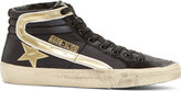 Thumbnail for your product : Golden Goose Black & Gold Slide Sneakers
