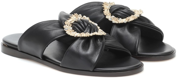 black kappa slippers