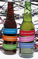 Thumbnail for your product : Fred & Friends 'Slap Happy' Bracelet Beer Tags (Set of 6)