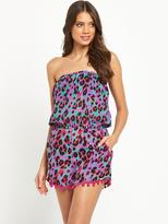 Thumbnail for your product : Lipsy Animal Print Beach Playsuit
